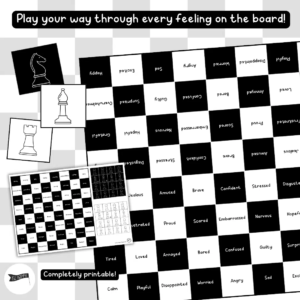 Emotion Chess – A Game of Strategy and Self Regulation – Includes Discussion Cards!